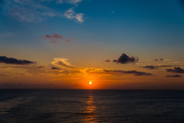 Obraz premium sunset Over Costa Maya, Mexico