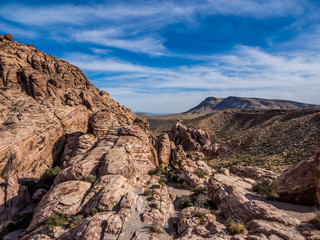 Colorful rocks of Red Rock Canyon