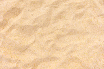 Plakat Close up of beautiful sand texture on the beach in summer time as background