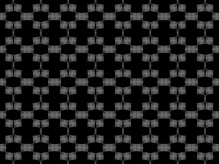 Strange shapes on a black background