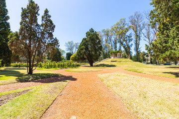 Obraz premium Argentina Rosario panoramic view of Independence park