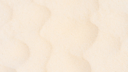 Close up of beautiful sand texture on the beach in summer time as background
