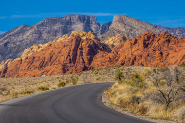 Road in Red Rock Canyon