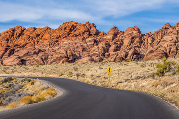 Road in Red Rock Canyon