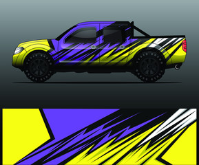 truck decal graphic wrap vector, abstract background