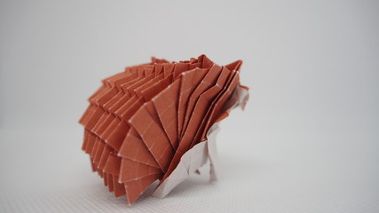 紙のハリネズミ