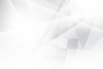 Vector abstract geometric white and gray color background.