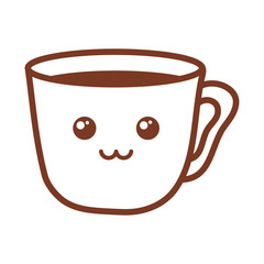 cup of coffee , line style icon