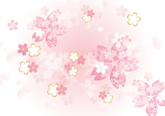 優しい桜イラスト