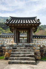 Fototapeta premium Birthplace of Kim Jong-jik in Miryang-si, South Korea.
