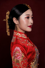 Costumes of the ancient Asian queen