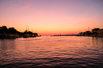 Fototapeta na wymiar Sunset in Croatia 