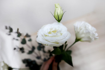 리시안셔스 꽃다발  Lisianthus  bouquet