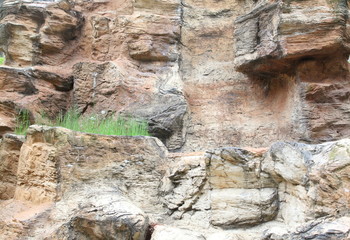 Old stone wall texture wall