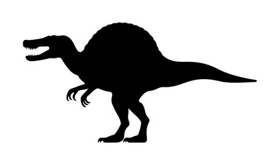 Vector spinosaurus silhouette