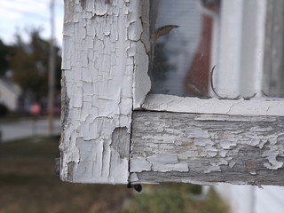 Cracked Paint on a Windowsill