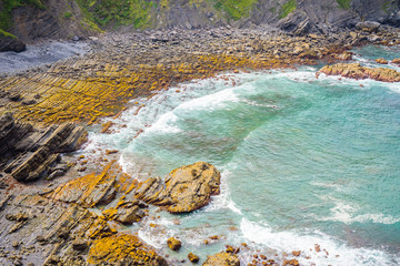 Amazing view from the island of Gaztelugatxe. Basque country. Northern spain