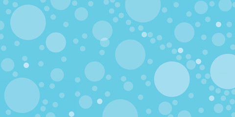Circle or bubble bokeh gradient soft blue illustration background for festive holiday seasons, business, or advertisements 