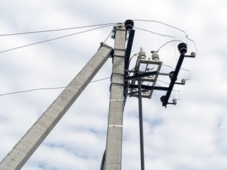 electric tower high voltage post