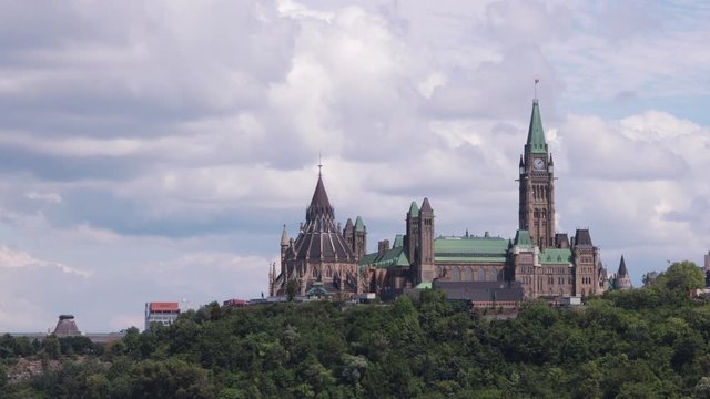 Parliament Building in Ottawa, Ontario. 2019