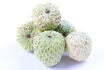 Asian famous Noni fruit isolated