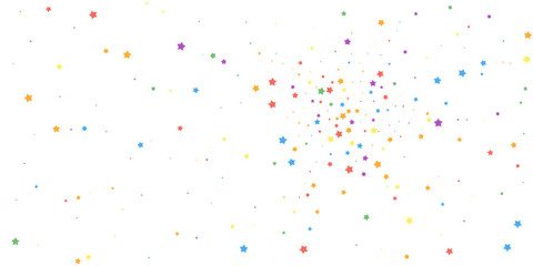 Festive confetti. Celebration stars. Joyous stars 