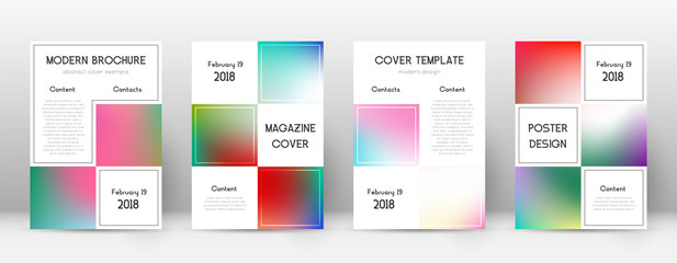 Flyer layout. Business mind-blowing template for B