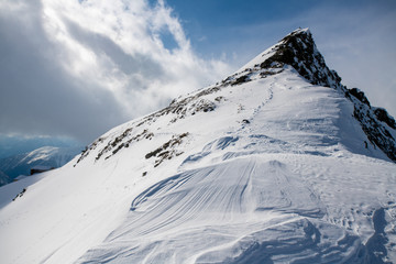 On the way to Ankogel mountain. Ankogelgruppe, Mallnitz, National Park Hohe Tauern, Austrian Alps, Europe.