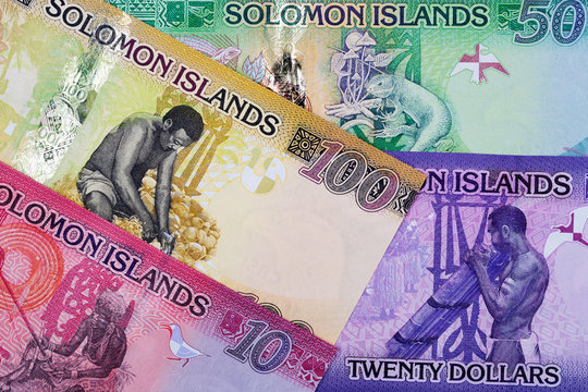 Solomon Islands money - dollar a business background