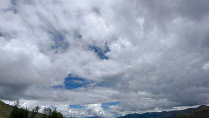 Cloudscape in the Peruvian Andes