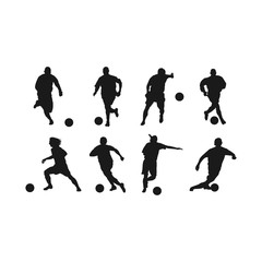 Soccer, Football Training icons set in style