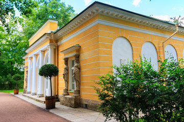 Pavilion in Catherine park at Tsarskoye Selo in Pushkin, Russia