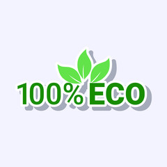 plant based natural product sticker organic healthy vegan market logo fresh food emblem badge design flat vector illustration