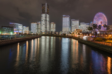 Naklejka premium みなとみらい全館点灯