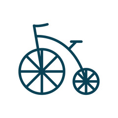 Fototapeta na wymiar Isolated bike line style icon vector design
