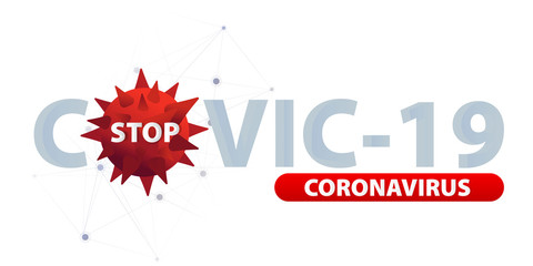 Concept Coronavirus. Prevent or stop the super spread of the covic-19 worldwide.