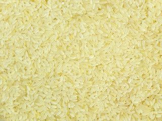 Rice. Background of uncooked rice. Pic top view close -up. The preparation of pilaf. Copy space.
