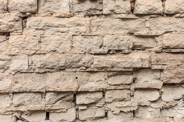 Old brickwork, sometimes damaged by time
