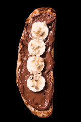 Tostada con nutella
