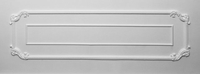 decorative decoration stucco on the wall
