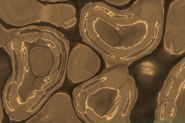 modern orange shiny melting grunge metal digital graphic backdrop illustration