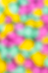 Blured colorful candies background, pattern