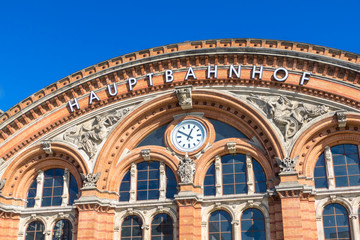 Obraz premium Traditional central station in Bremen