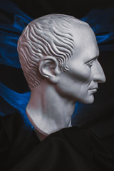 human head with brain