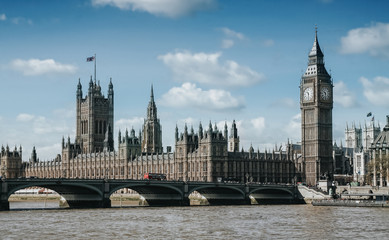 Fototapeta na wymiar Big Ben, London's most renamed landmarks. 