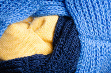 Textile and texture background. Fabric macro photography.