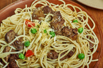 Tajarin with Chicken Liver Sugo