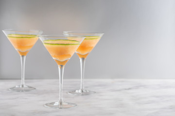 Cantaloup martini