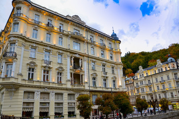 Herbststimmung in Karlsbad (Karlovy Vary) Tschechien