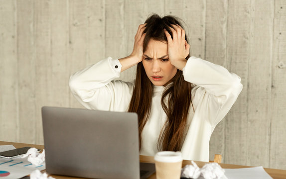 Freelance Woman Horrified By Amount Of Work